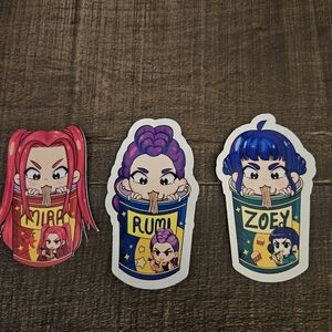 Kpop Demon Hunters Sticker Set